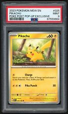 Pikachu MEW EN 025/165 Poke Post Pop-Up Exclusive Pokemon Together Promo PSA 9 picture
