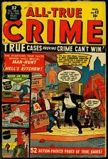 All-True Crime #43 1951- Hells Kitchen- Ugly Woman VG- picture