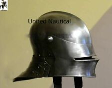 Halloween Medieval Helmet Knights Templar Crusader Armour Closed Helmet STYLE picture