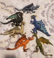 Kid Galaxy Dragon Lot Of 6 Medieval Fantasy Posable picture