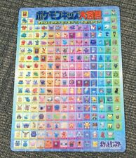 Pokemon Encyclopedia BANDAI 2000 Vintage Japan Laminated Card Pocket Monsters picture