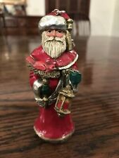 Midwest Cannon Falls Pam Schifferl Santa with Bird & Lantern Christmas Ornament picture