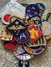 40 Piece WWII Era Patch Lot Greenback/theater Made Included picture