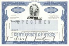 Oneok Inc. - Specimen Stock - Specimen Stocks & Bonds picture
