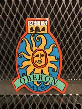 BELLS BREWERY Michigan ~ 4 X 5 ~ OBERON Ale Sun ~ Craft Beer Sticker Sign picture