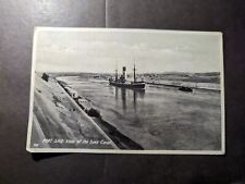 Mint British Egypt English Ship Postcard Port Said View of the Suez Canal picture