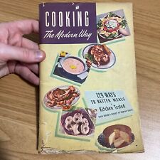 Vintage COOKING The Modern Way Planters Edible Oil Co. - 1948 Wilkes-barre USA picture
