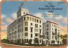 Metal Sign - California Postcard - The Los Altos Fashionable Apartment Hotel, 4 picture