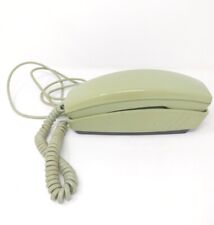 Vintage AECO Olive Green Rotary Dial Phone Dial Handset  picture