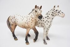2 Schleich Horses Knabstrupper Mare and Stallion picture