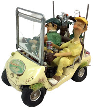 GUILLERMO FORCHINO Golfers in Golf Cart Decorative Figurine ~ the Next Hole picture