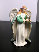 LENOX ANGEL OF IRELAND IRISH FIGURINE EXCELLENT WITH CERTIFICATE NO BOX 8.5 INCH picture