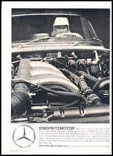 1959 Mercedes Benz Einspritzmotor Vintage Advertisement Print Car Art Ad D129 picture