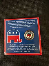 Republican RNC 2020 Election Year lapel pin political picture