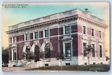 Mitchell South Dakota SD Postcard US Post Office Exterior Building c1910 Vintage picture