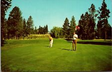 Kimberley British Columbia BC Canada Golf Course Country Club Golfers Postcard picture