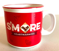HERSEY'S S'MORE 20 OZ COFFEE MUG HEARTWARMING RED & WHITE picture