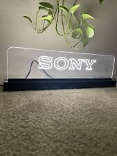 Vintage SONY PRO AUTHORIZED DEALER 1990's Collector WORKING LIGHTED SIGN 24” picture