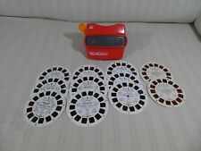 View-Master Lot Vintage Sesame Street Alphabet + Animals Mickey Mouse Dinos S3 picture