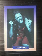 1991 Brockum Rock Cards #165 Alice Cooper CHECKLIST picture