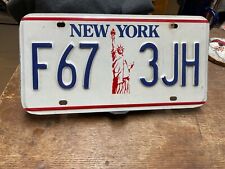License Plate Vintage New York NY F67 3JH “Statue Of Liberty” Rustic picture