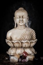 High-Quality Marble Buddha Handcrafted Marble Buddha Mystical Buddha Decor  picture