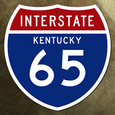 Kentucky interstate route 65 highway marker road sign 1957 Louisville 12x12 picture