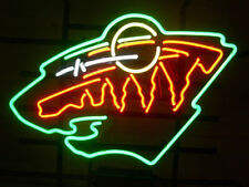Minnesota Wild Logo Neon Sign Light Lamp 24