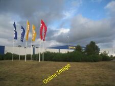 Photo 6x4 Flying the IKEA flags Nutwell Behind the flags is a major distr c2012 picture