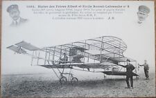 French Aviation 1910 Postcard Albert and Emile Bonnet Labranche Airplane Biplane picture