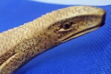 Gecko Authentic Hand Carved Indonesian Parasite Wood Large Lizard 10