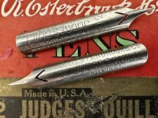2 Vintage Esterbrook 312 Judge’s Quill Dip Pen Nibs picture