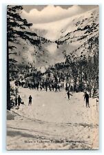 Skiiers In Tuckerman Ravine Mt. Washington Snow Mountain Winter Scene NH picture