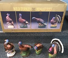 Austin Nichols Wild Turkey Miniature Decanters #5 #6 #7 #8 1971-1978 Special Ed picture