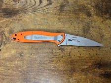 Kershaw leek ( 1660OR ) Blade Spring Assisted knife Orange — Excellent condition picture