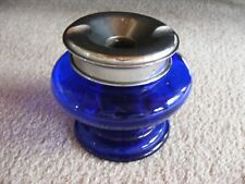 Vintage Baltimore Maryland Glass Corporation Cobalt Blue Ashtray picture