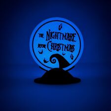 3D Printed THE NIGHTMARE BEFORE CHRISTMAS (GITD) FanSign for your collectibles picture