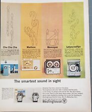 1963 Westinghouse Transistor Portable Radios Tape Recorders Vintage Print Ad picture