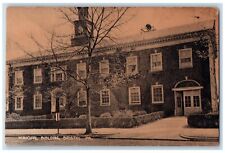 1950 Municipal Building Exterior Bristol Pennsylvania Vintage Antique Postcard picture