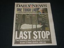 2020 MAY 4 NEW YORK DAILY NEWS NEWSPAPER - LAST STOP - ONE TOUGH LADY picture