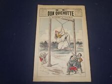 1889 JANUARY 12 DON QUICHOTTE NEWSPAPER - LA BALANCOIRE - FRENCH - FR 3604 picture
