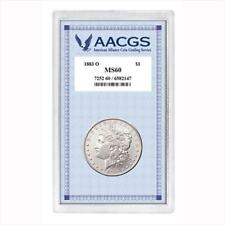 American Coin Treasures 7346 1883-O Morgan Dollar Graded MS60 picture