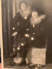 PRE WAR GERMANY JEWISH PHOTO TWO WOMEN DRESSED FOR PURIM JEWISH HOLIDAY RARE picture