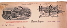 1901 Moline Plow Co. Letterhead & Letter - Moline, Illinois picture