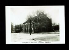 RPPC Atwood, KS Kansas, Christian Church ca 1950's picture
