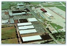 c1960's Aerial View Boeing Military Airplane Company Wichita Kansas KS Postcard picture