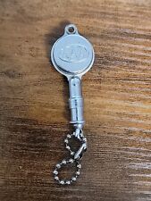 Vintage AAA Motor Club Metal Coin Holder Keychain Great Condition picture