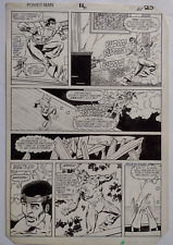 POWER MAN & IRON FIST Original Art # 91 ~ ACTION page  Greg LaRocque artist picture