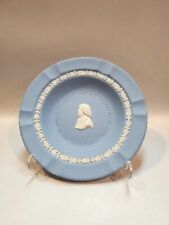 Vintage Wedgwood Blue Jasperware Josiah 250th Anniversary Plate Ashtray picture