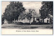 c1905 Birthplace Of Clara Barton Oxford Massachusetts MA Antique Postcard picture